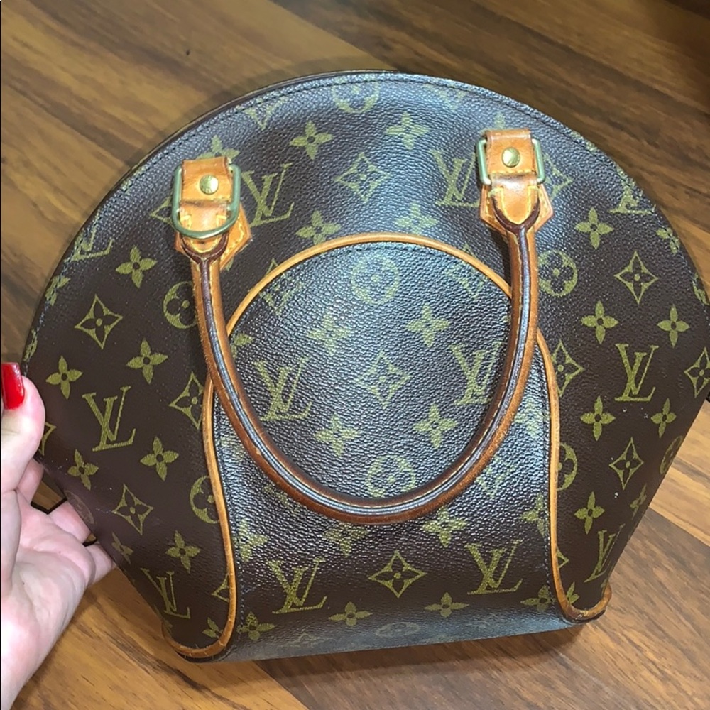 Louis Vuitton eclipse monogram brown canvas tote